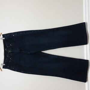 Jag jean women straight legs dark washed 12 festival vacation office Y2K casual